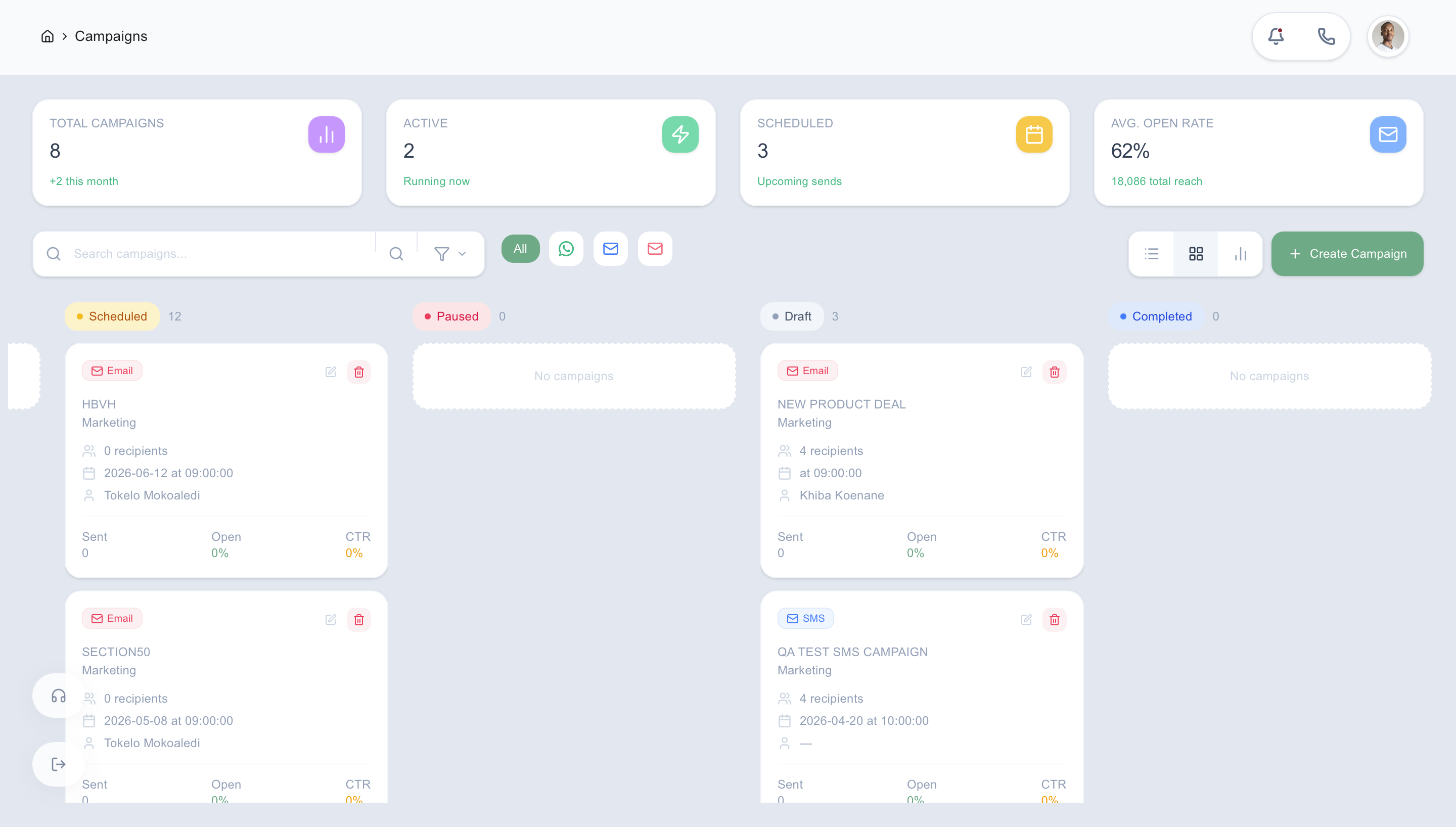 Campaigns Module